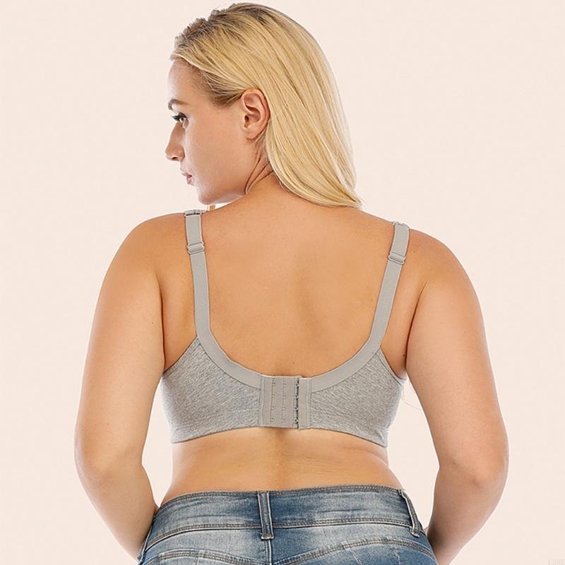 Cotton Bra Everyday - L38E Женский беспроводной кружевной бюстгальтер большого