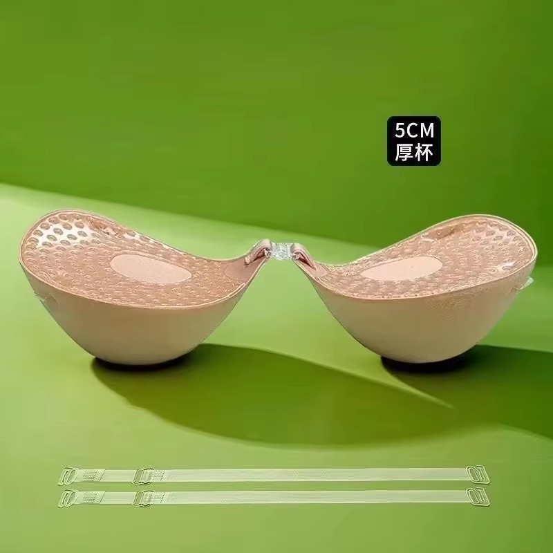 Push Up Bra Silicone - Дышащий клейкий бюстгальтер толщиной 5 см,