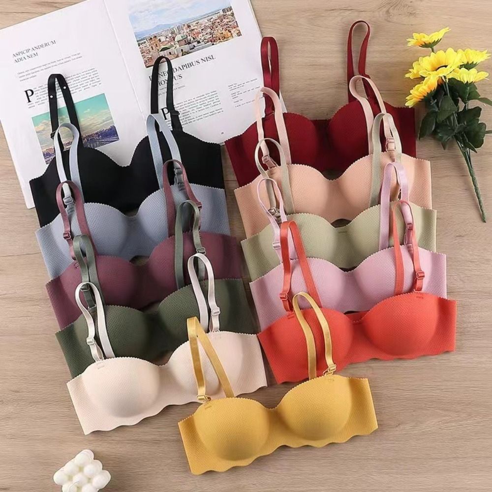 Wirefree Bra Comfort - Сексуальный комфортный бесшовный бюстгальтер ярких цветов