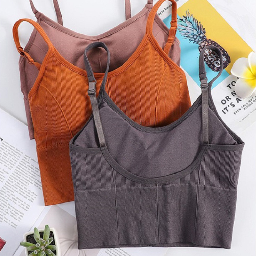 Беспроводной бесшовный бюстгал – обзор и цена Sports Bra Racerback