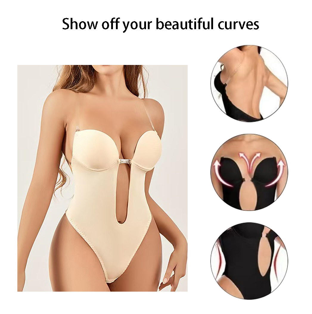 Бесшовный корсет-боди с глубок – обзор и цена Plunge Bra Push Up